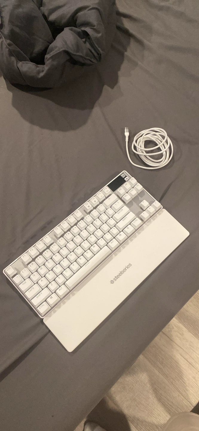 SteelSeries Apex Pro TKL Gen 3 White Mechanical Keyboard
