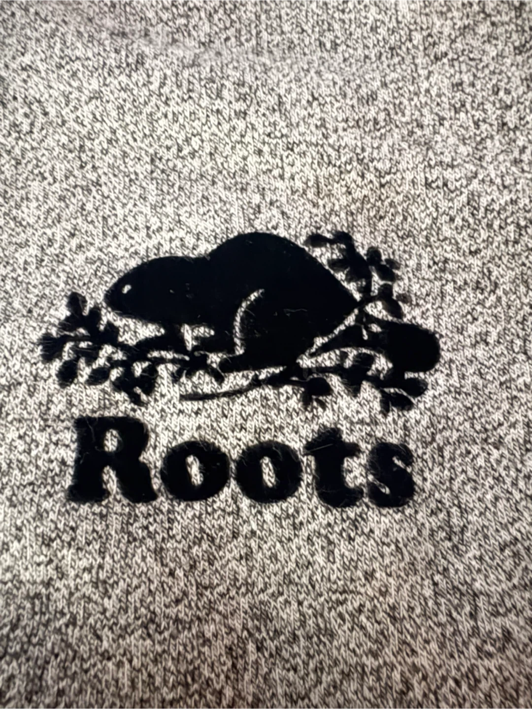 Roots Canada Grey Quarter-Zip Sweater