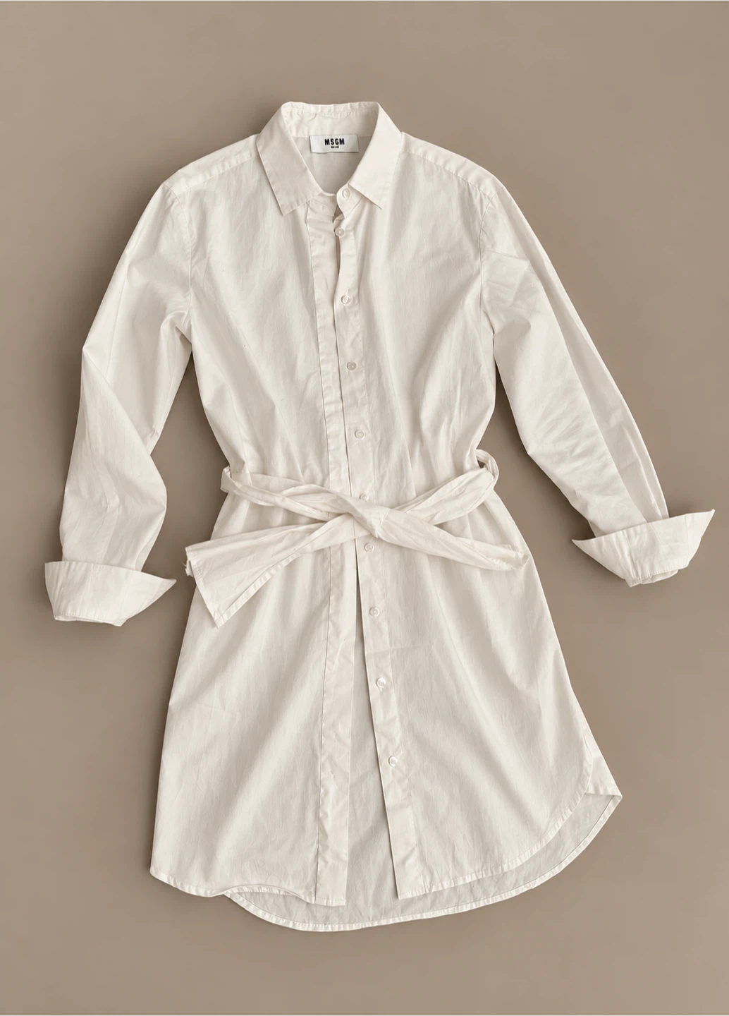 MSGM White Shirt Dress - photo 5