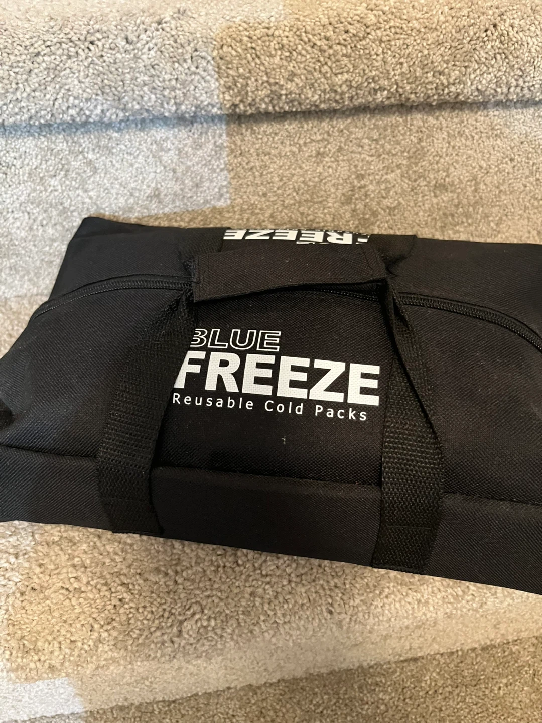 Blue Freeze Reusable Cold Packs with Carrying Bag