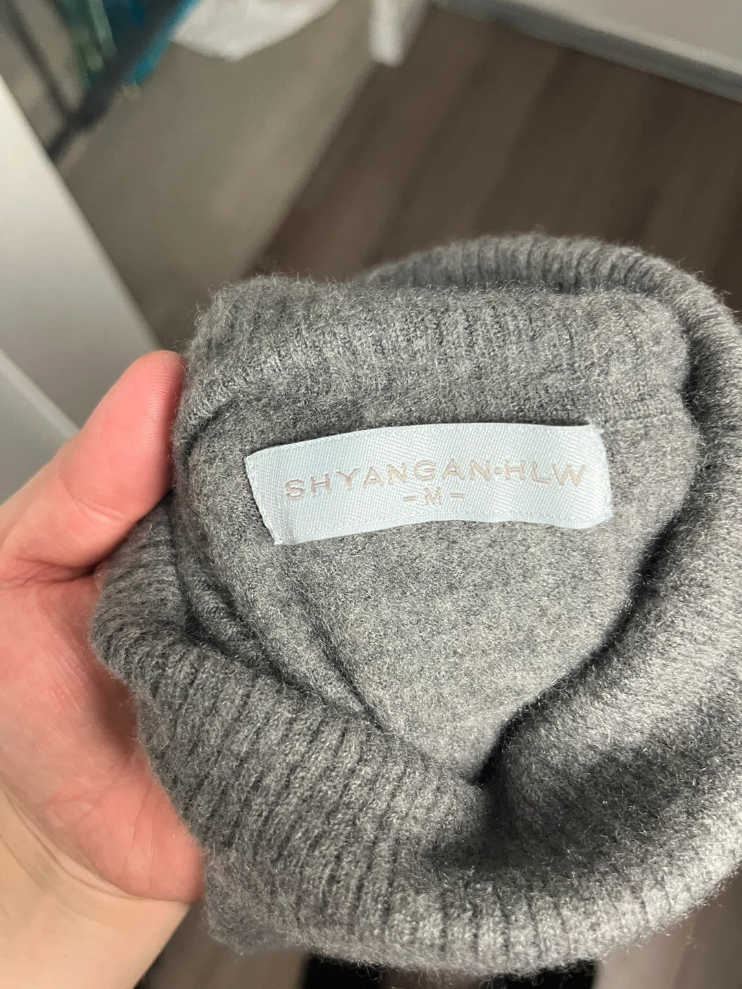 SHYANGAN-HLW Grey Turtleneck Sweater - photo 3