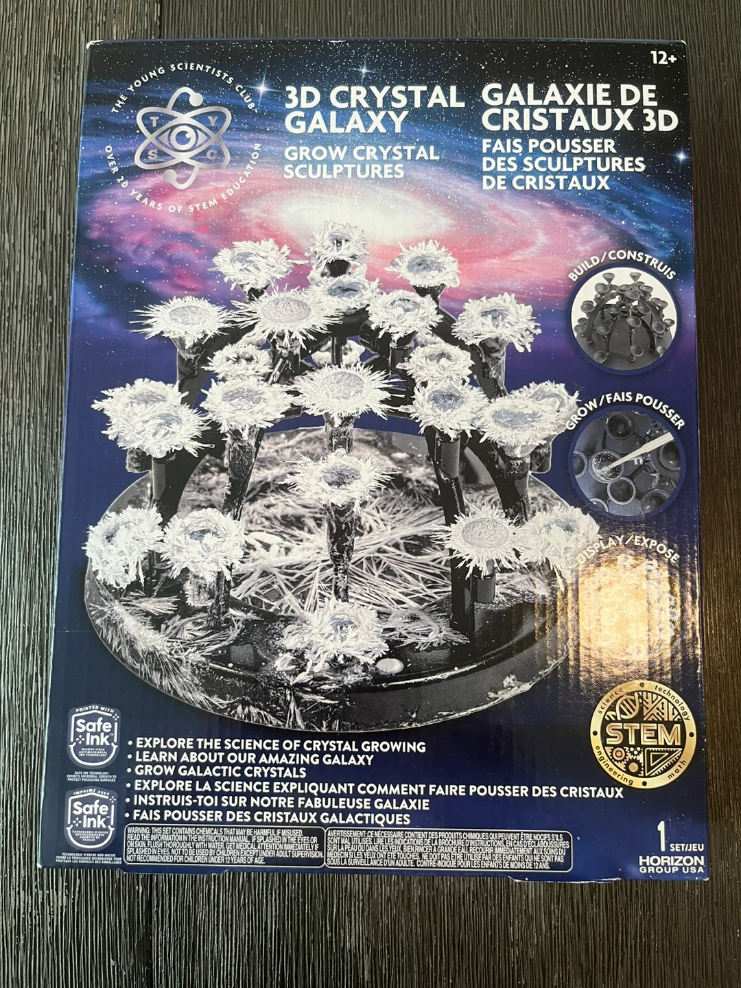 The Young Scientists Club 3D Crystal Galaxy Kit