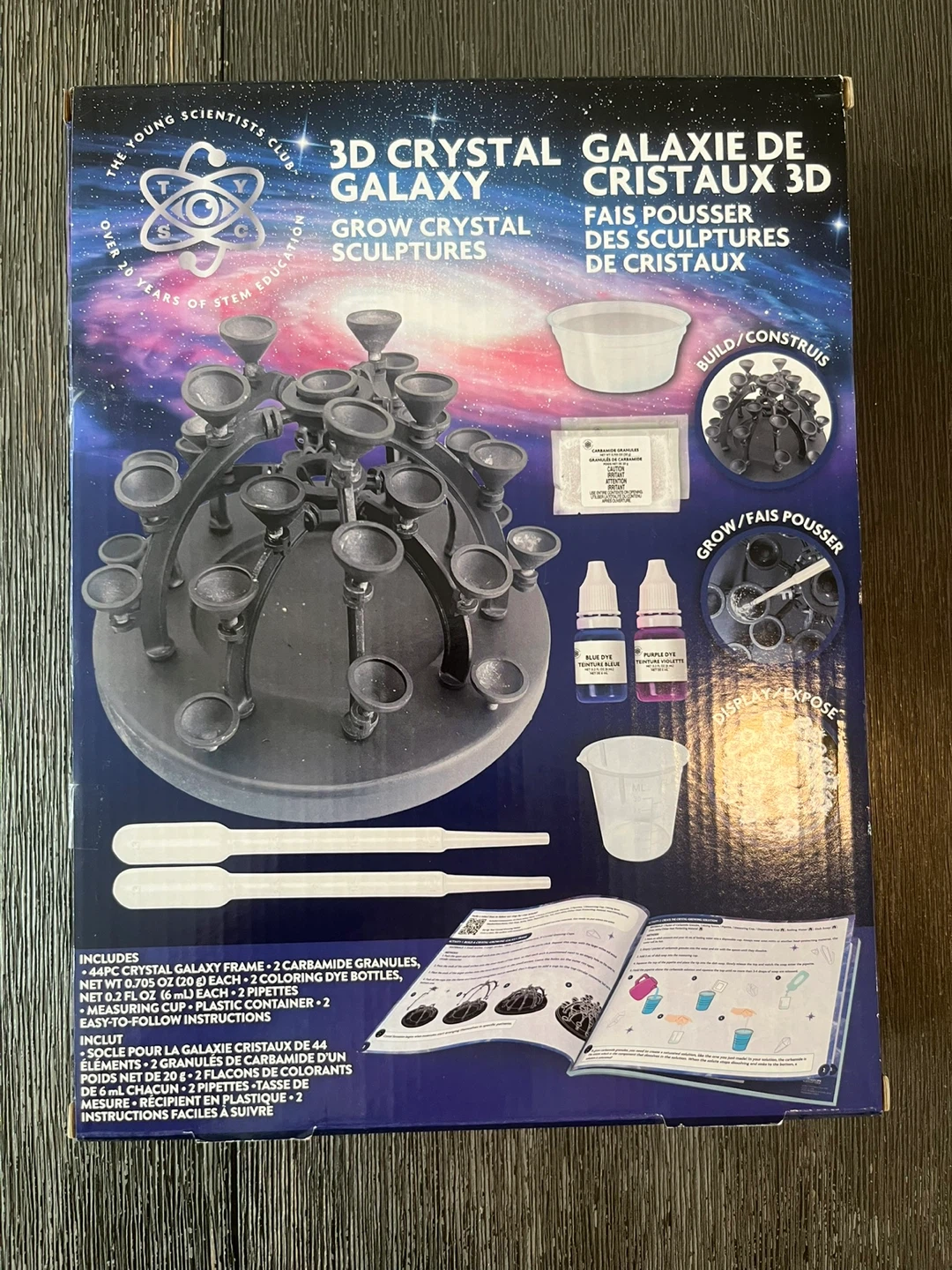 The Young Scientists Club 3D Crystal Galaxy Kit - photo 2