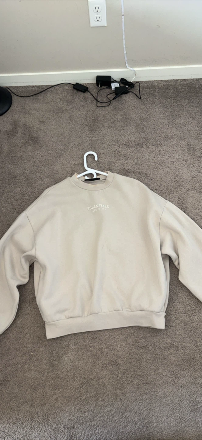 SEND OFFERS* Essentials Fear of God Beige Sweatshirt