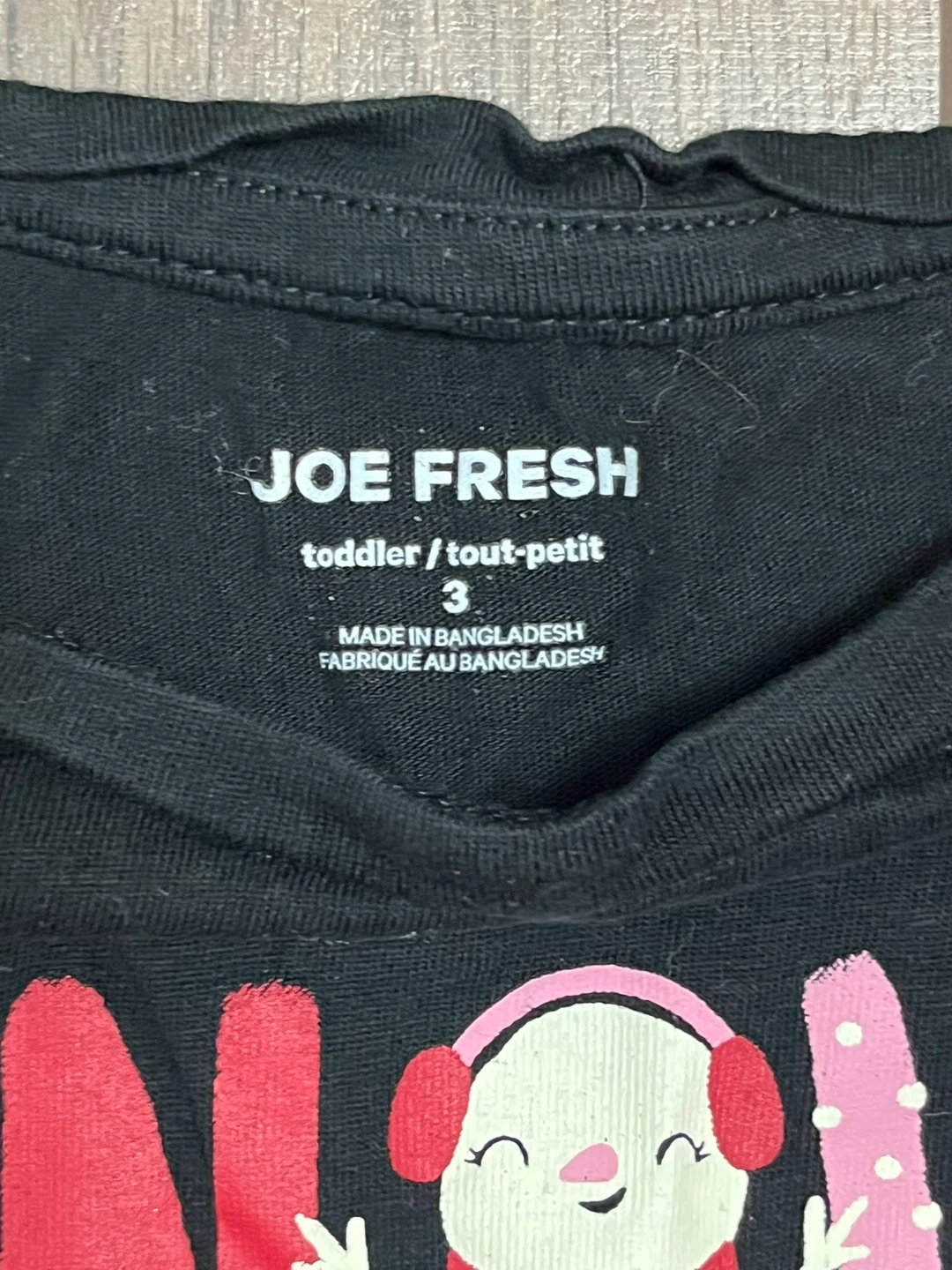 Joe Fresh Toddler Snow Much Fun Shirt - Size 3 - photo 2