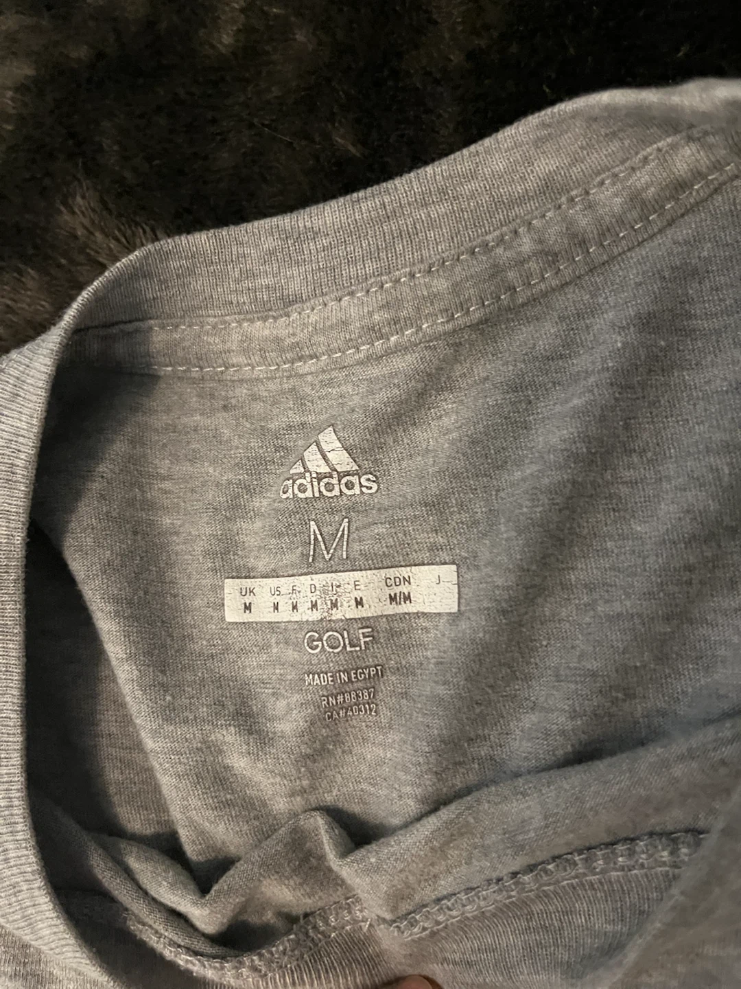 Adidas  T-Shirt Gray Medium - photo 3