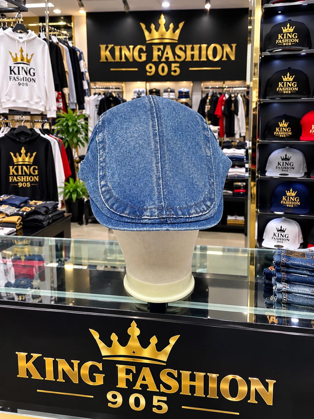 King Fashion Denim Ivy Cap