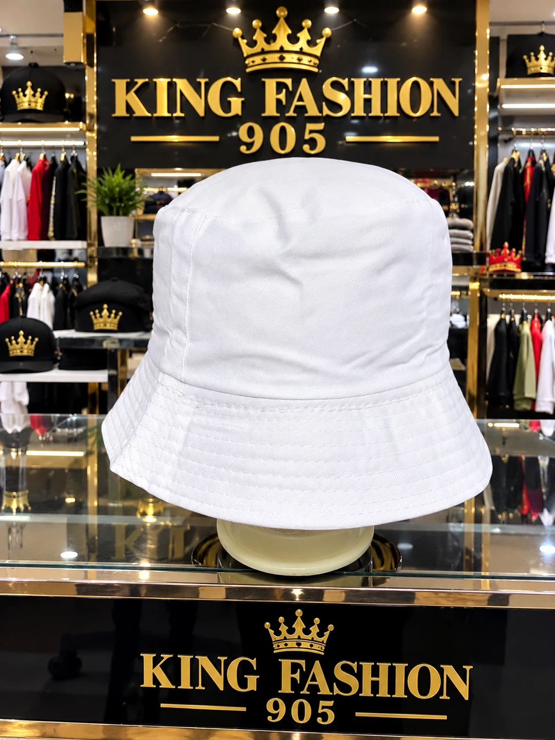 White Bucket Hat