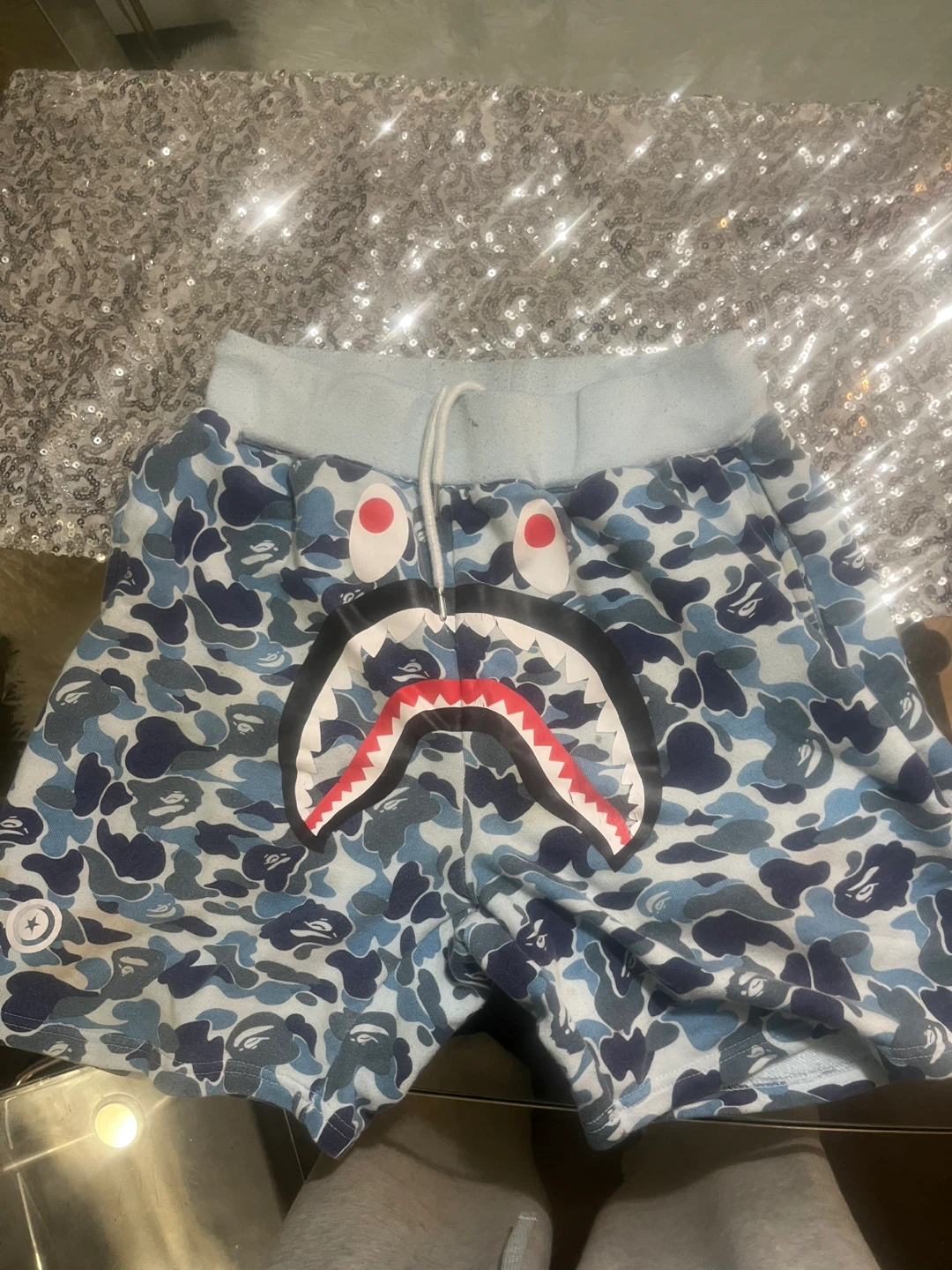 BAPE Shark Camo Shorts size XL