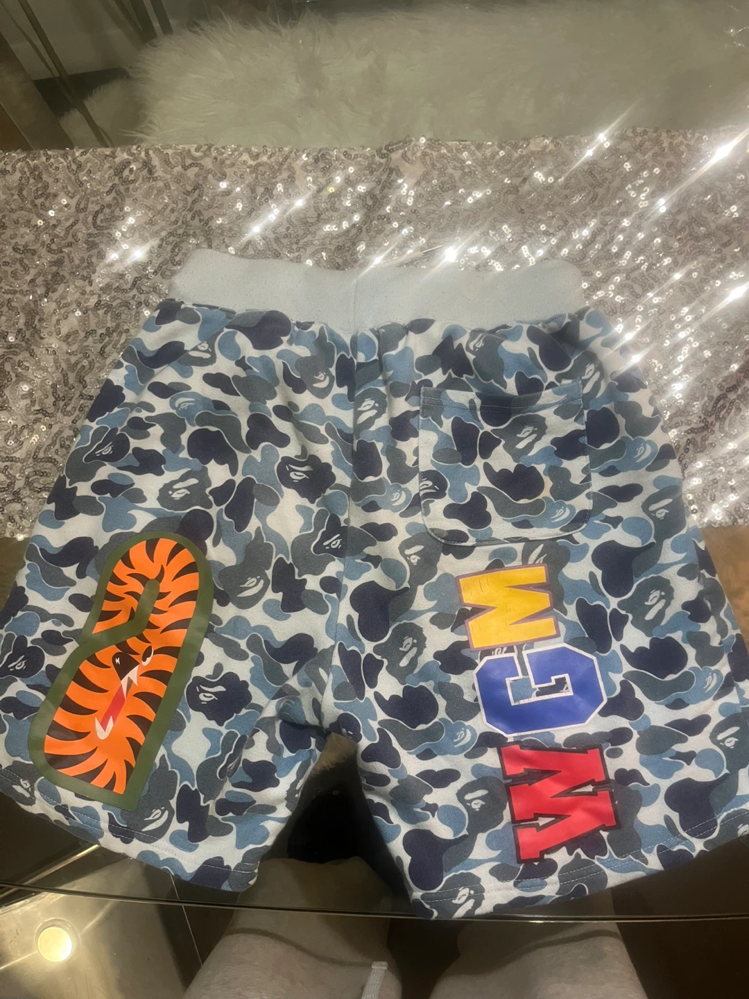 BAPE Shark Camo Shorts size XL - photo 3