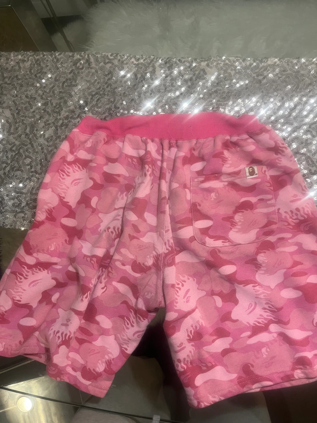 BAPE Pink Camo Shorts size XL - photo 2