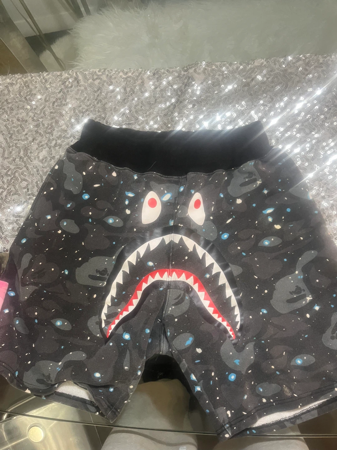 BAPE Shark Camo Shorts size XL