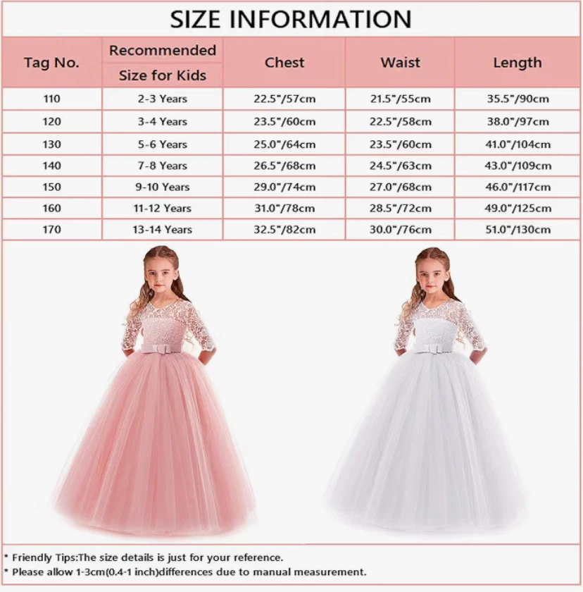 Girls white lace formal dress, size 11-12 years - photo 3
