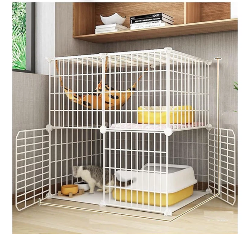 White Wire Pet Playpen