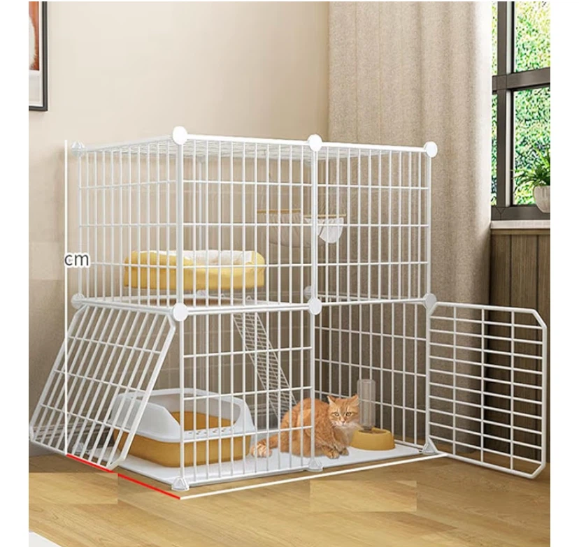 White Wire Pet Playpen - photo 4
