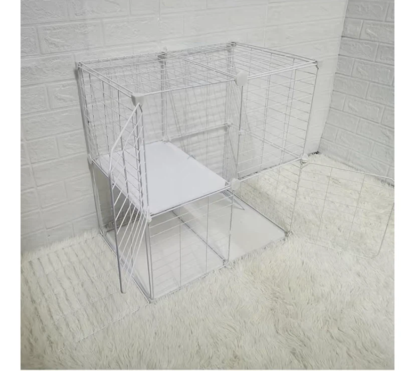 White Wire Pet Playpen - photo 5