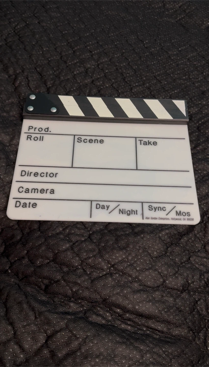 🎬 Professional Film Clapperboard / Movie Slate – Like New – $20 - photo 2