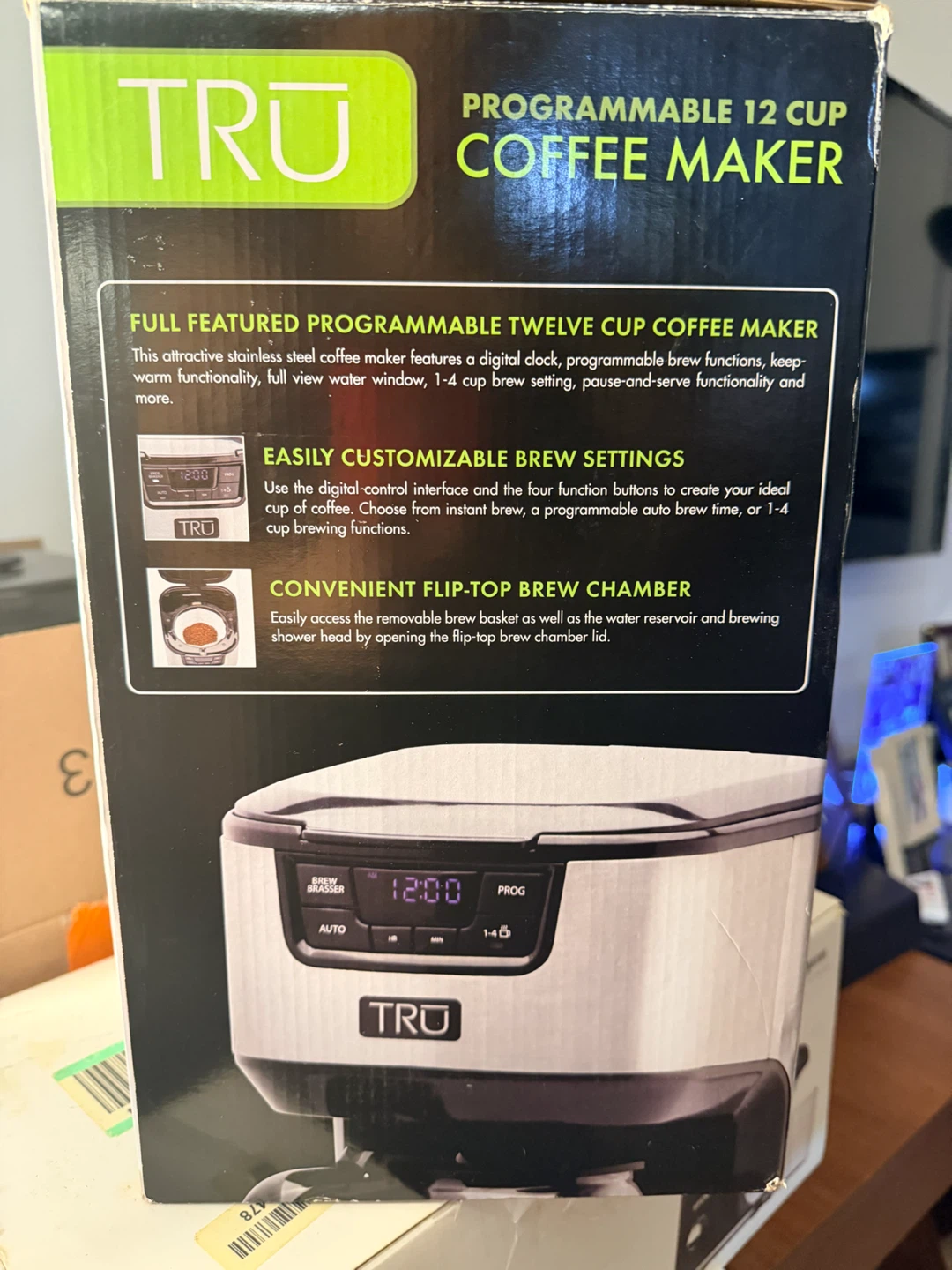 TRU 12-Cup Programmable Coffee Maker - photo 2