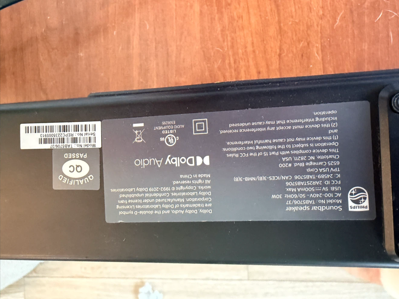 Philips TAB5706 Soundbar - photo 3