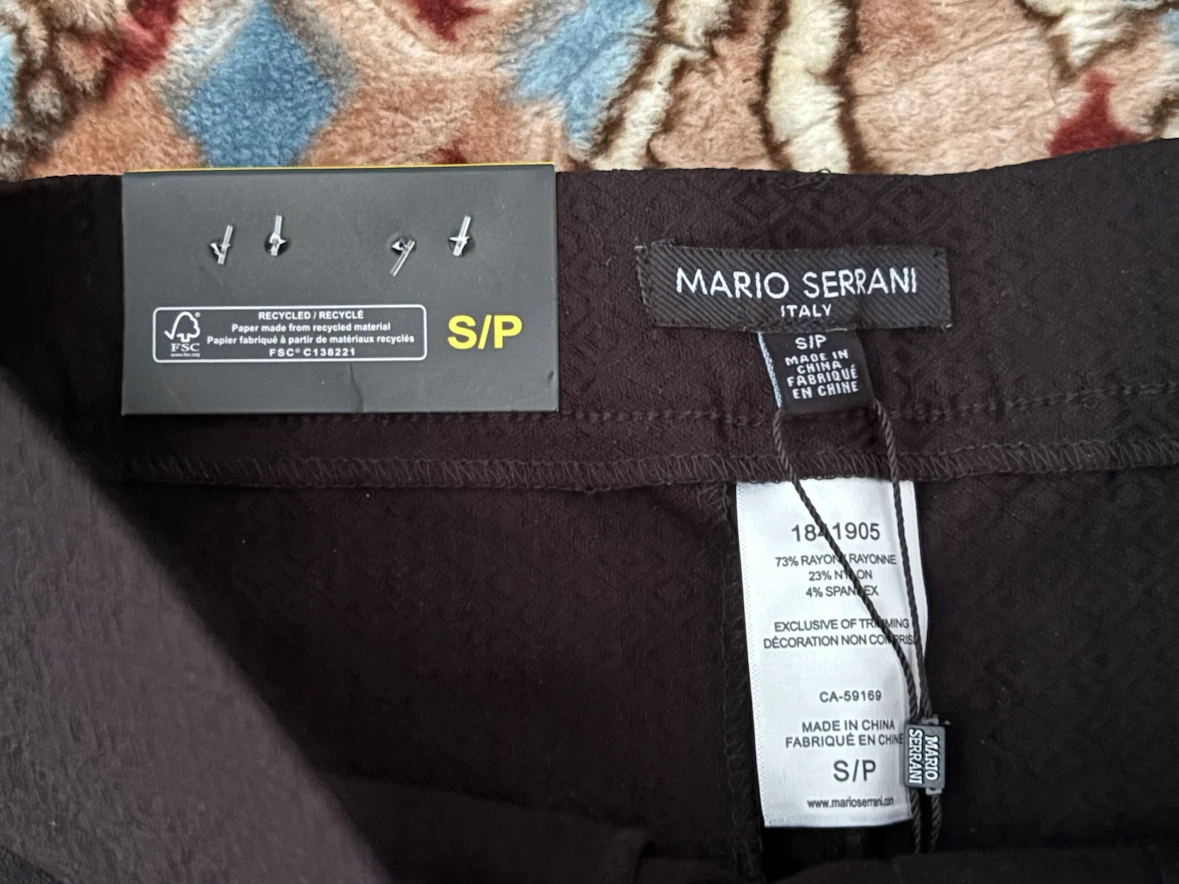 Mario Serrani Black Trousers size small - photo 2