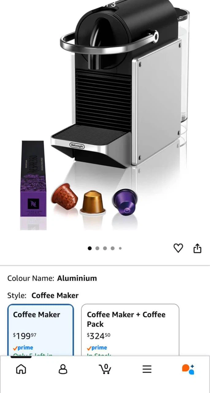 Nespresso Coffee Maker - Aluminium - photo 3