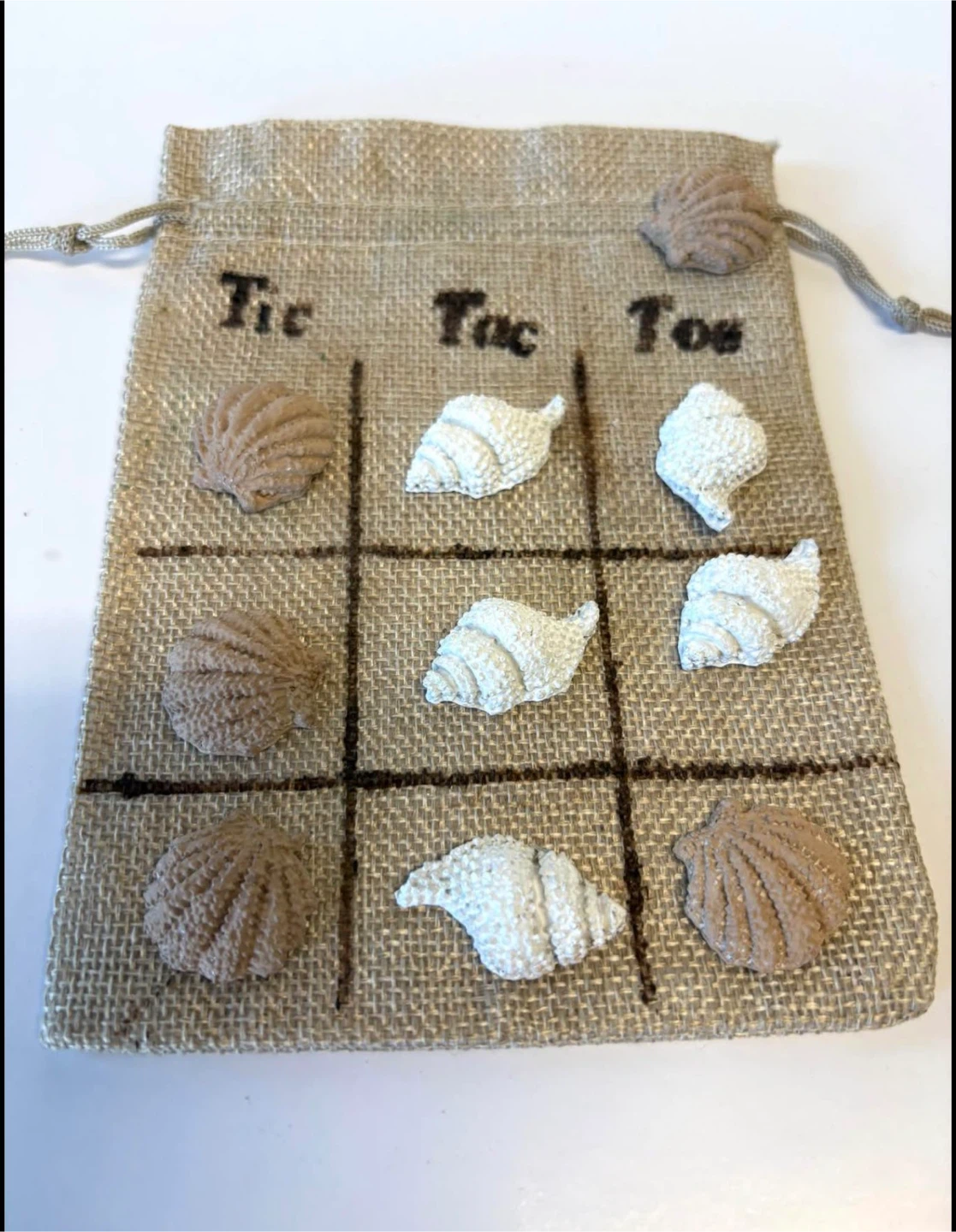 Coastal Seashell Tic-Tac-Toe Game Set - photo 4