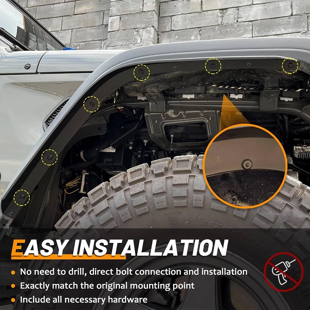 Front & Rear Fender Liner Trim - BN - photo 4