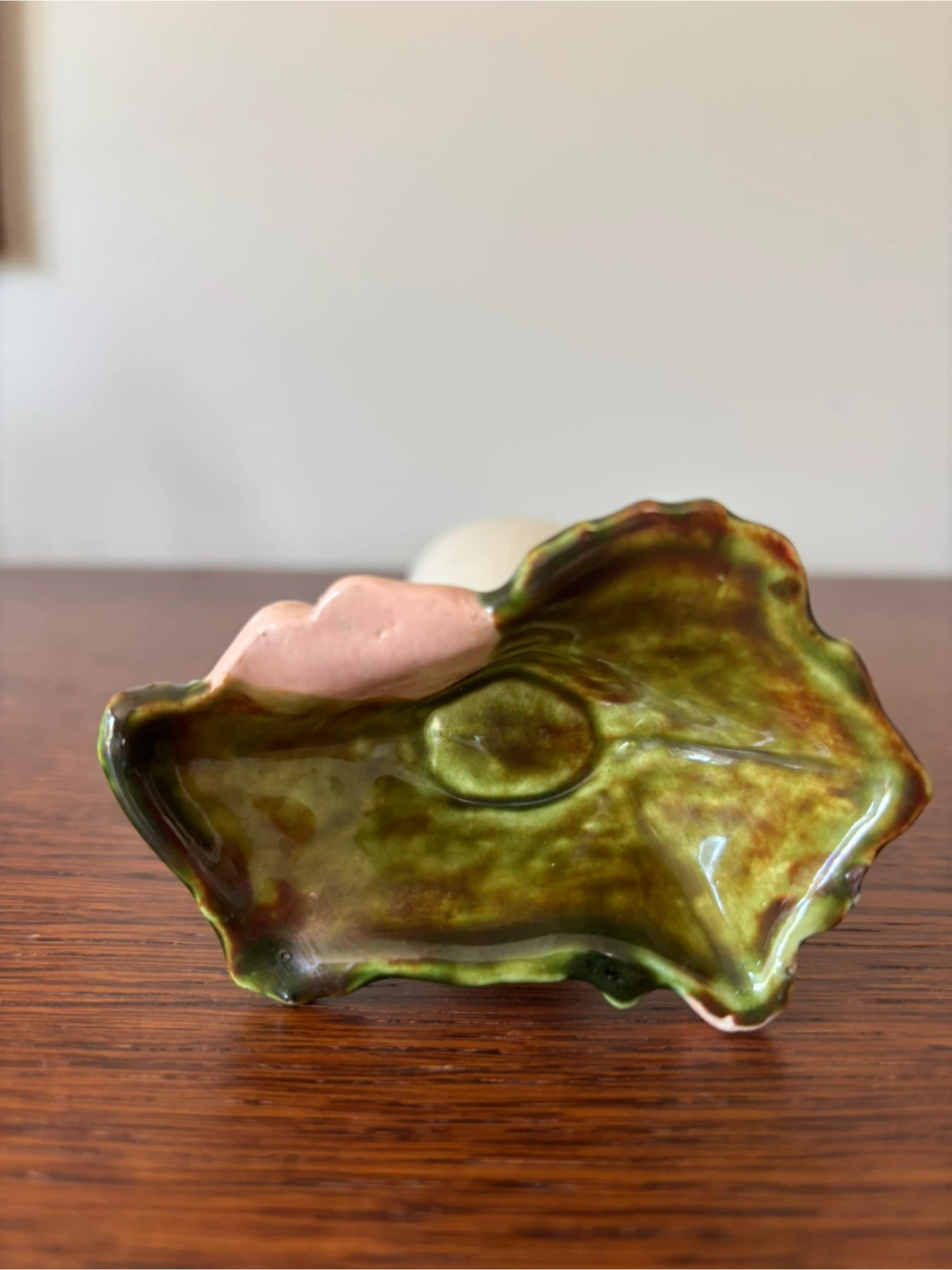 Retro Lusterware Ceramic Tulip Bud Vase Iridescent Cottagecore - photo 4
