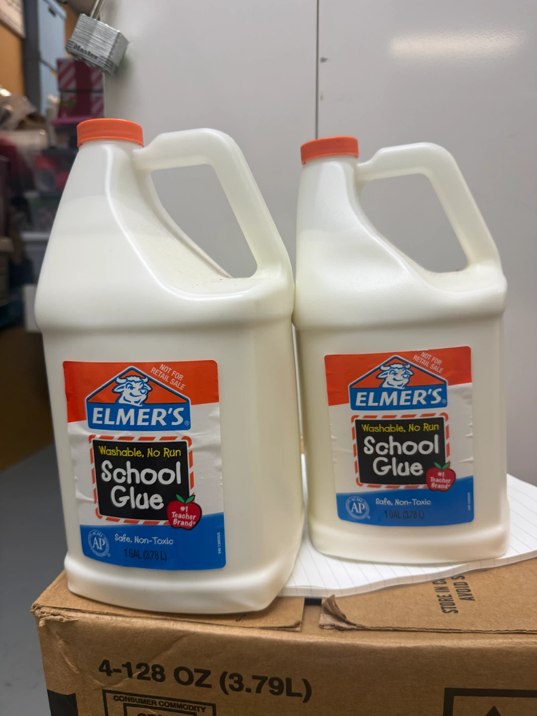 2 Gallons of Elmer's Washable School Glue