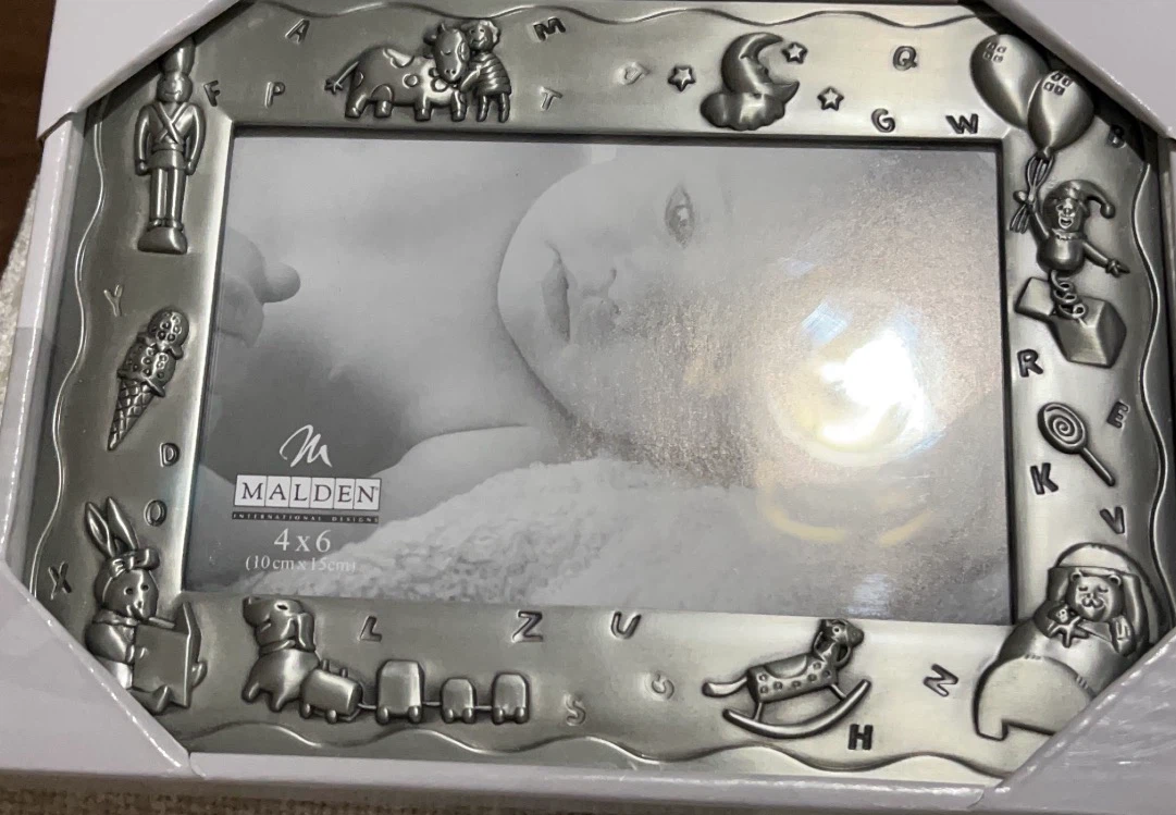 Malden International Designs Baby Picture Frame