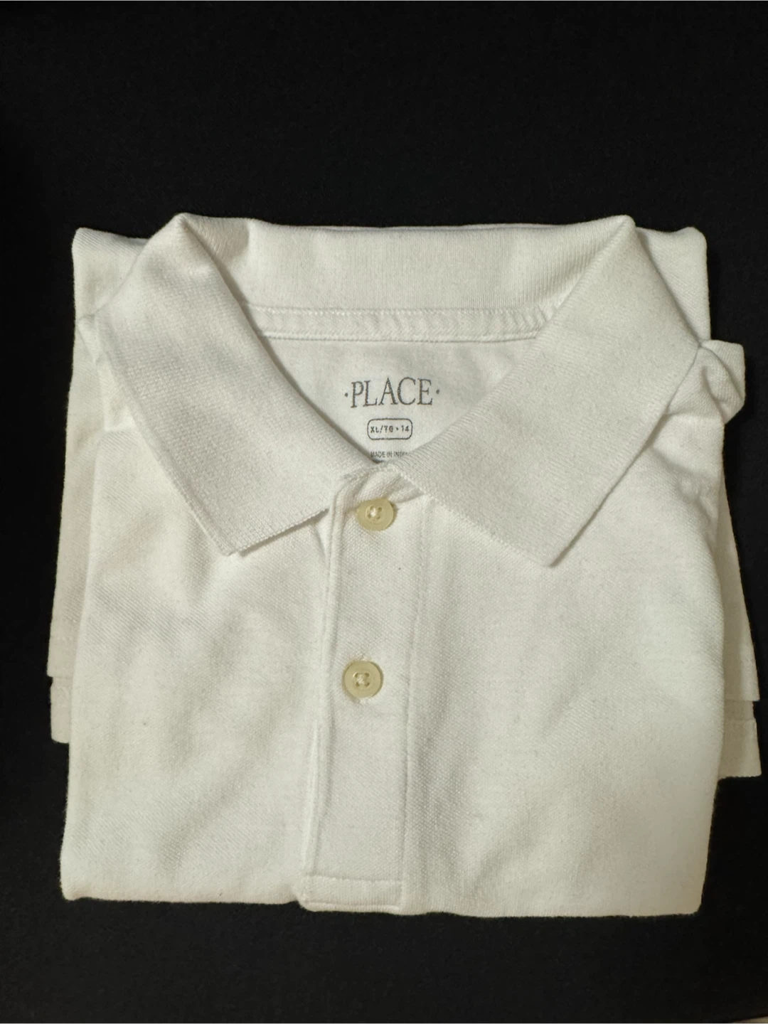 White Polo Shirt xl