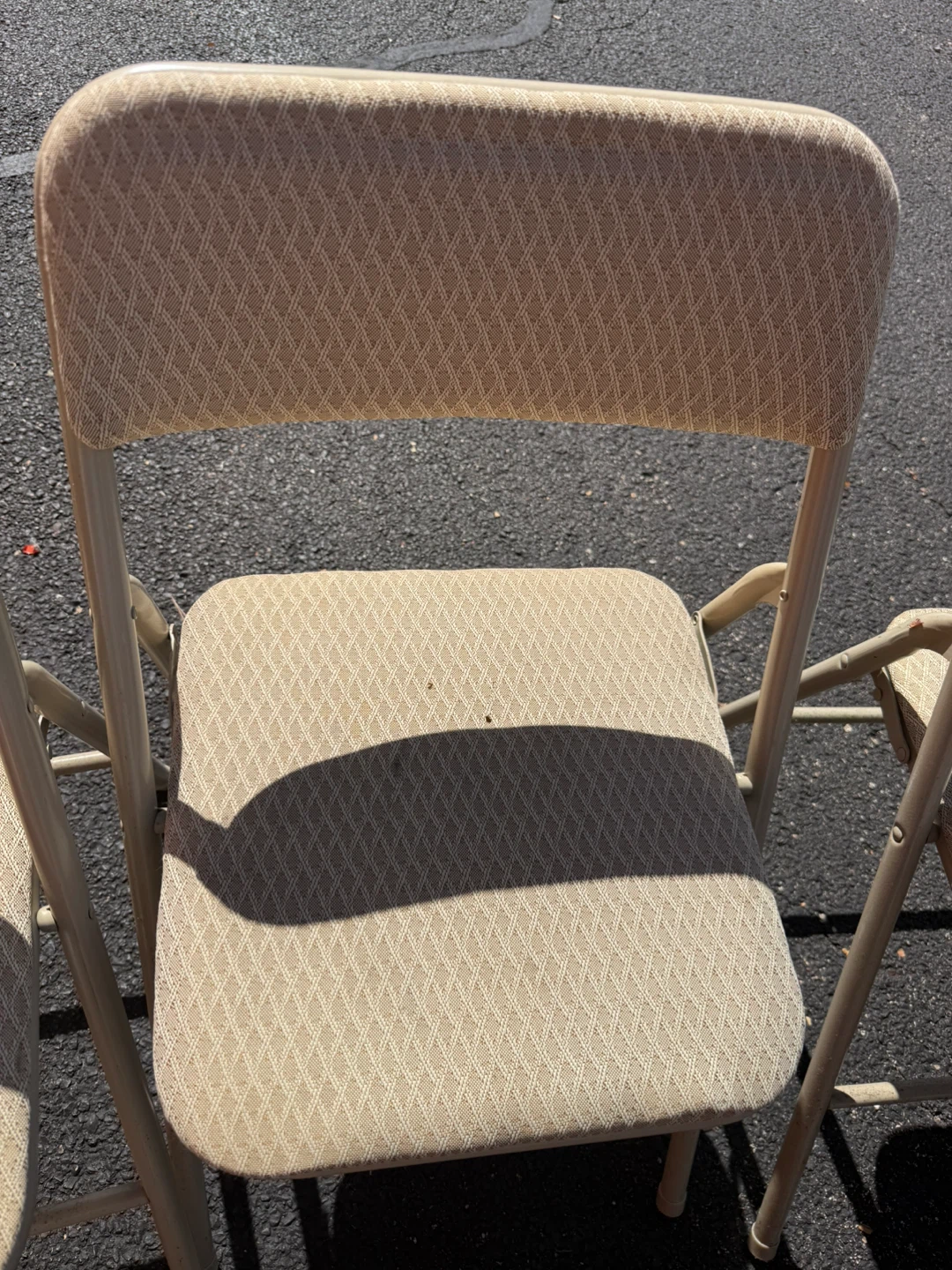 Set of 4 Padded Folding Chairs - photo 4