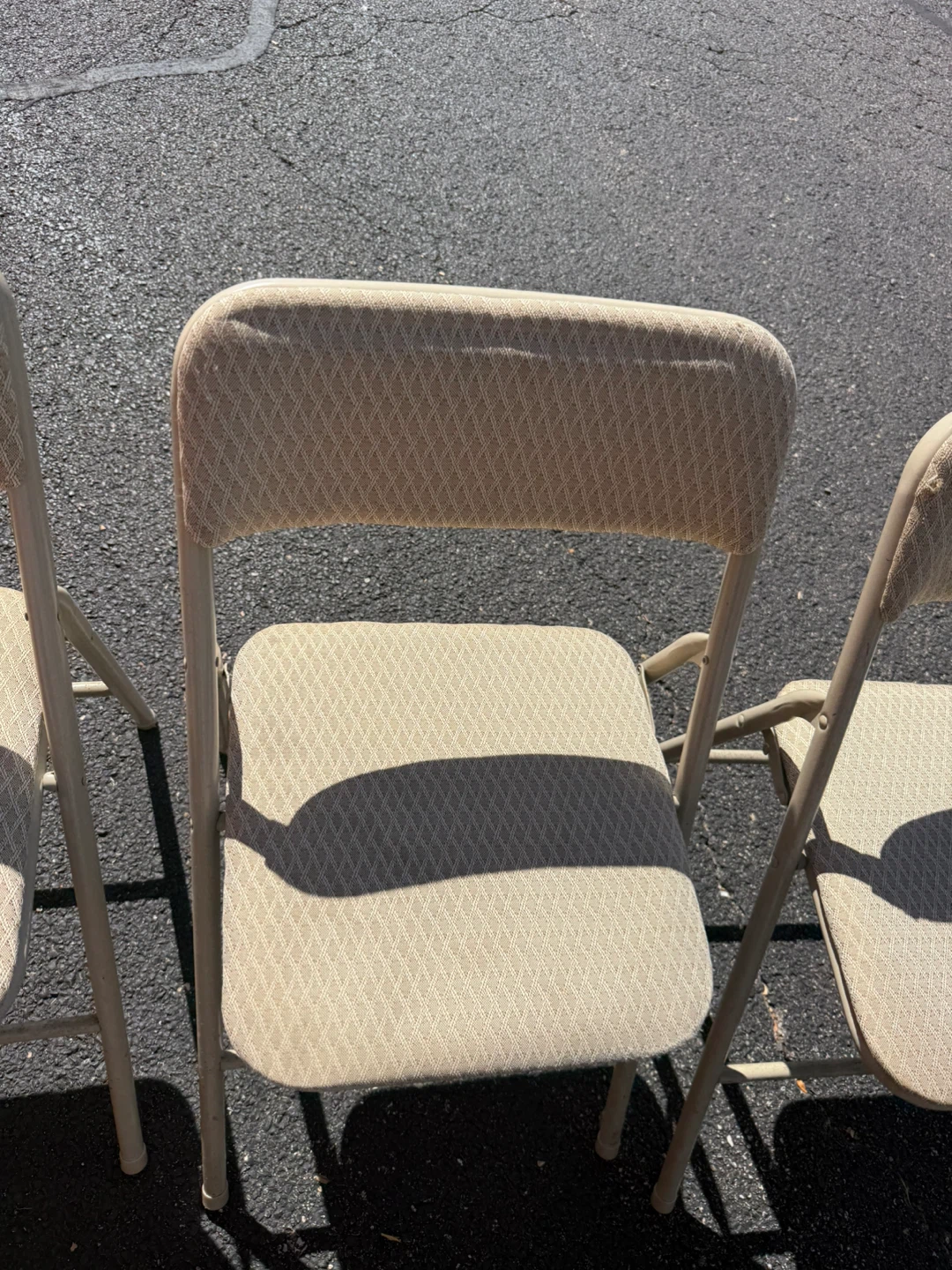 Set of 4 Padded Folding Chairs - photo 5