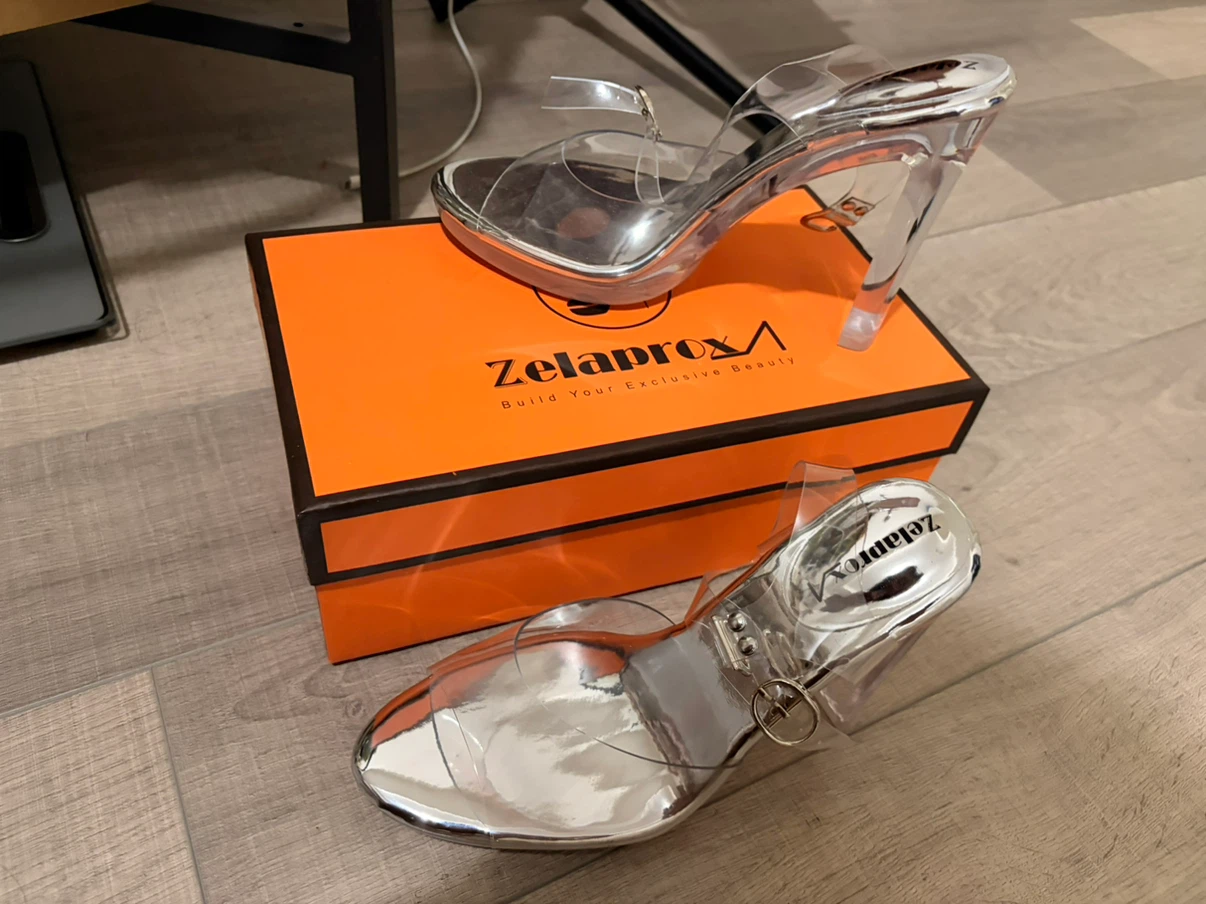Zelaprox Clear Platform High Heels