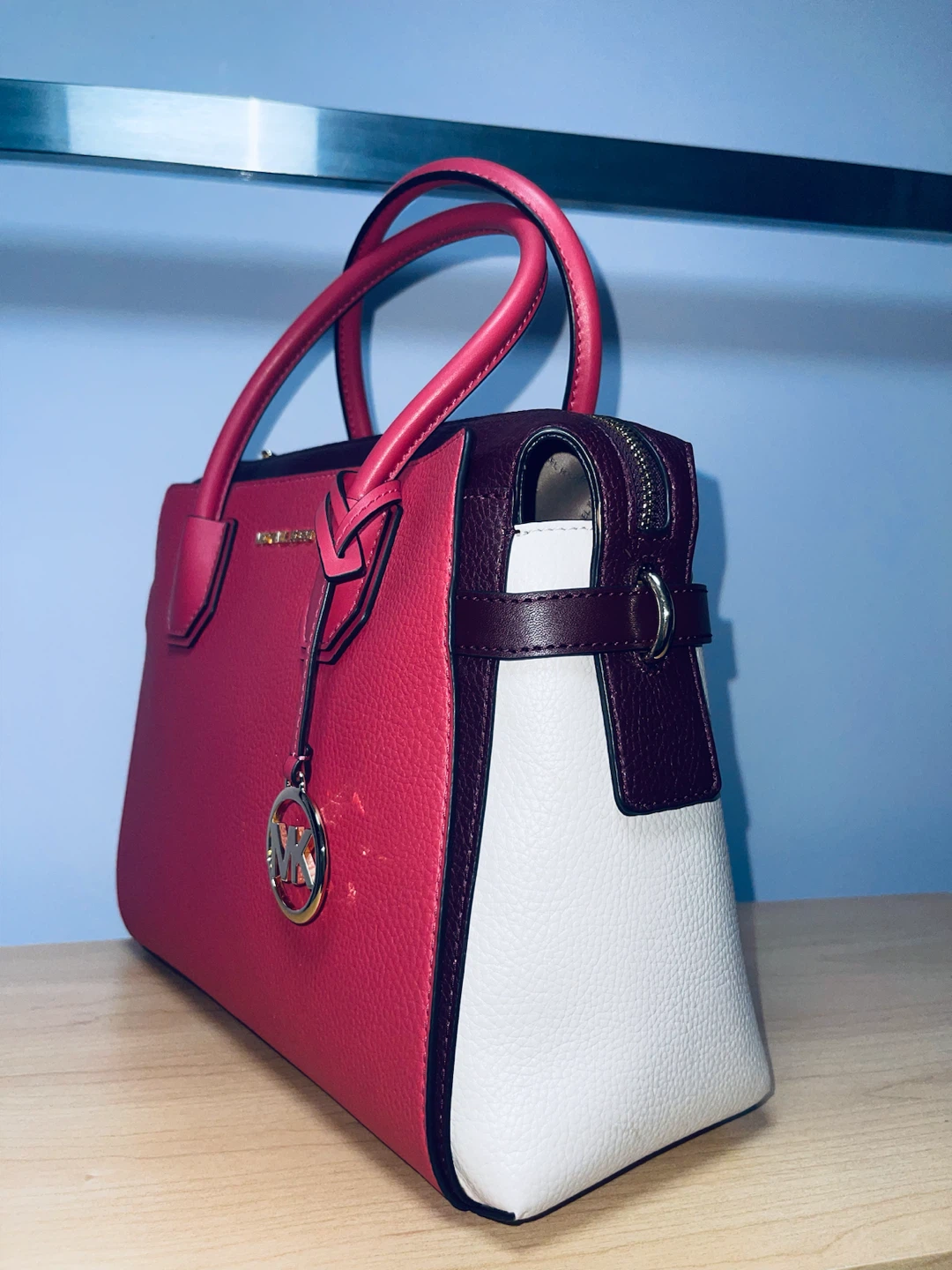 Michael Kors Handbag in Pink and Burgundy - photo 3