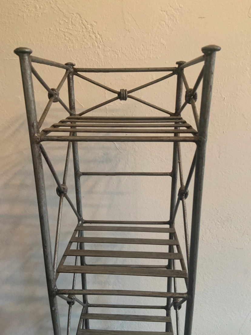 HEAVY STEEL METAL CD STAND STORAGE TOWER - photo 4