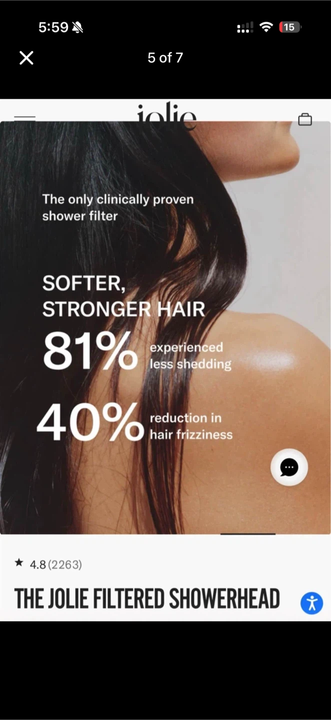 Jolie The Filtered Showerhead - - photo 2