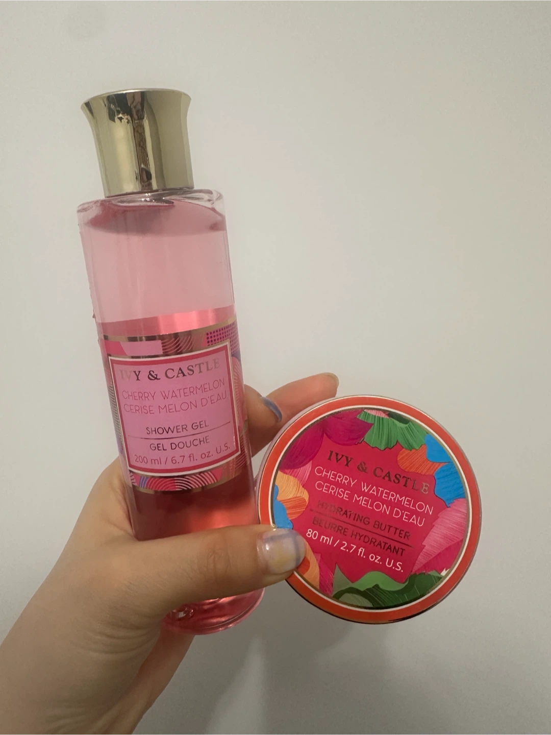 (used) Ivy & Castle Cherry Watermelon body set #freecycle