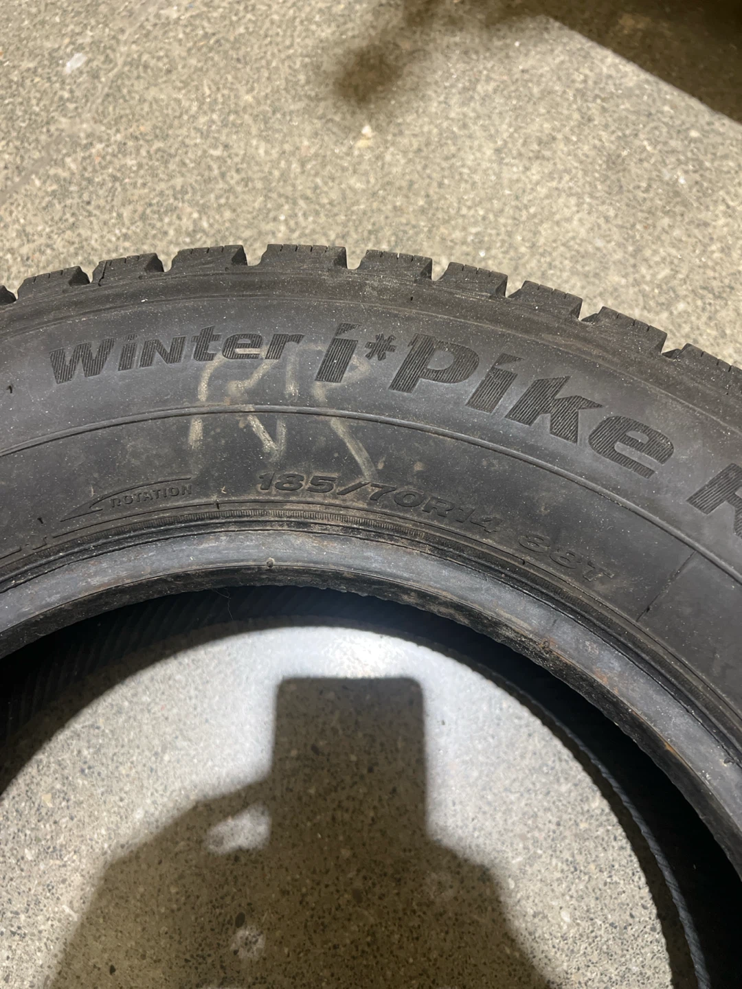 Hankook Winter i*Pike RSV 185/70R14 Tire - photo 2