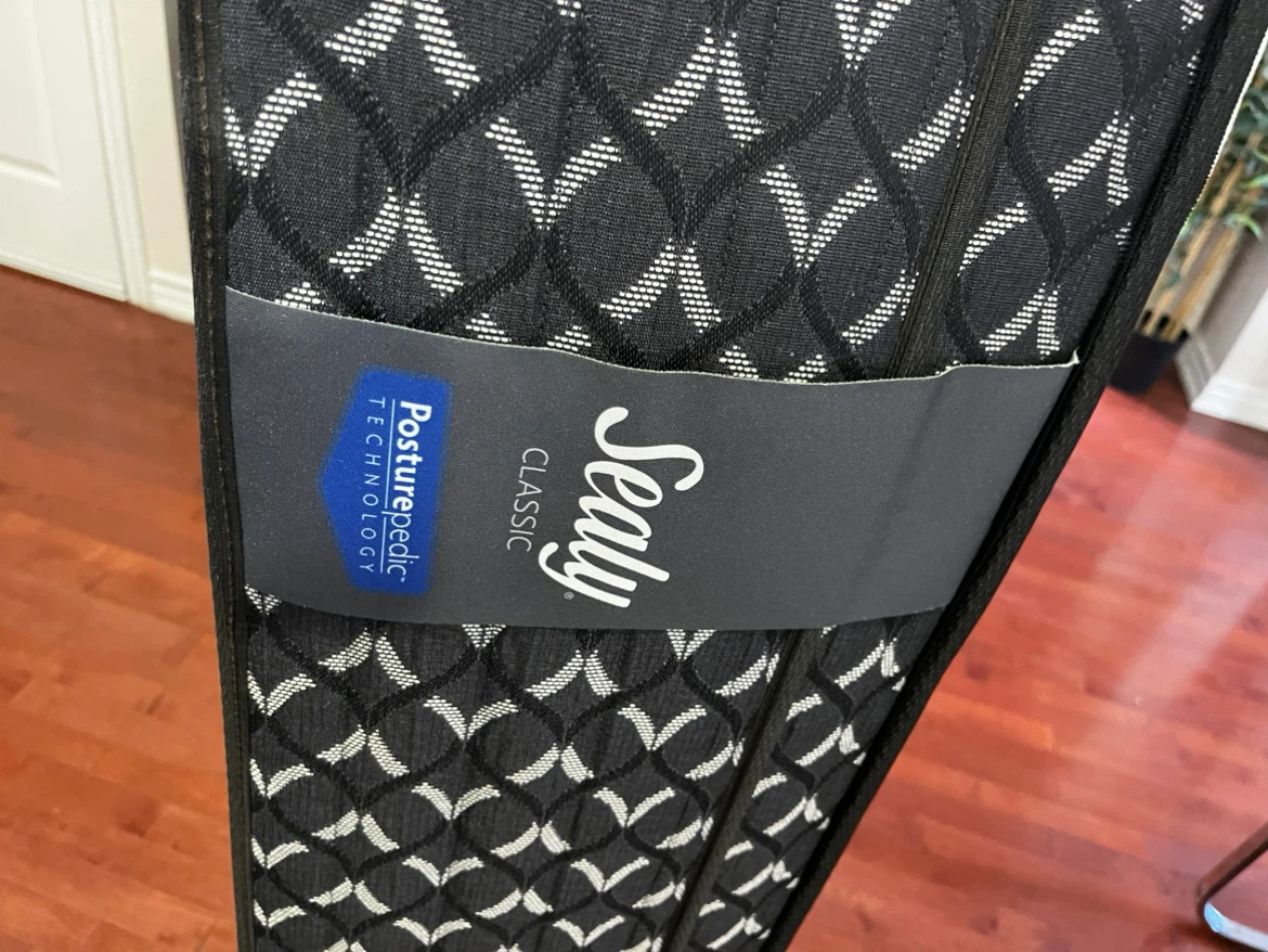 Sealy Posturepedic Mattress with BoxSpring - $200 FIXED PRICE