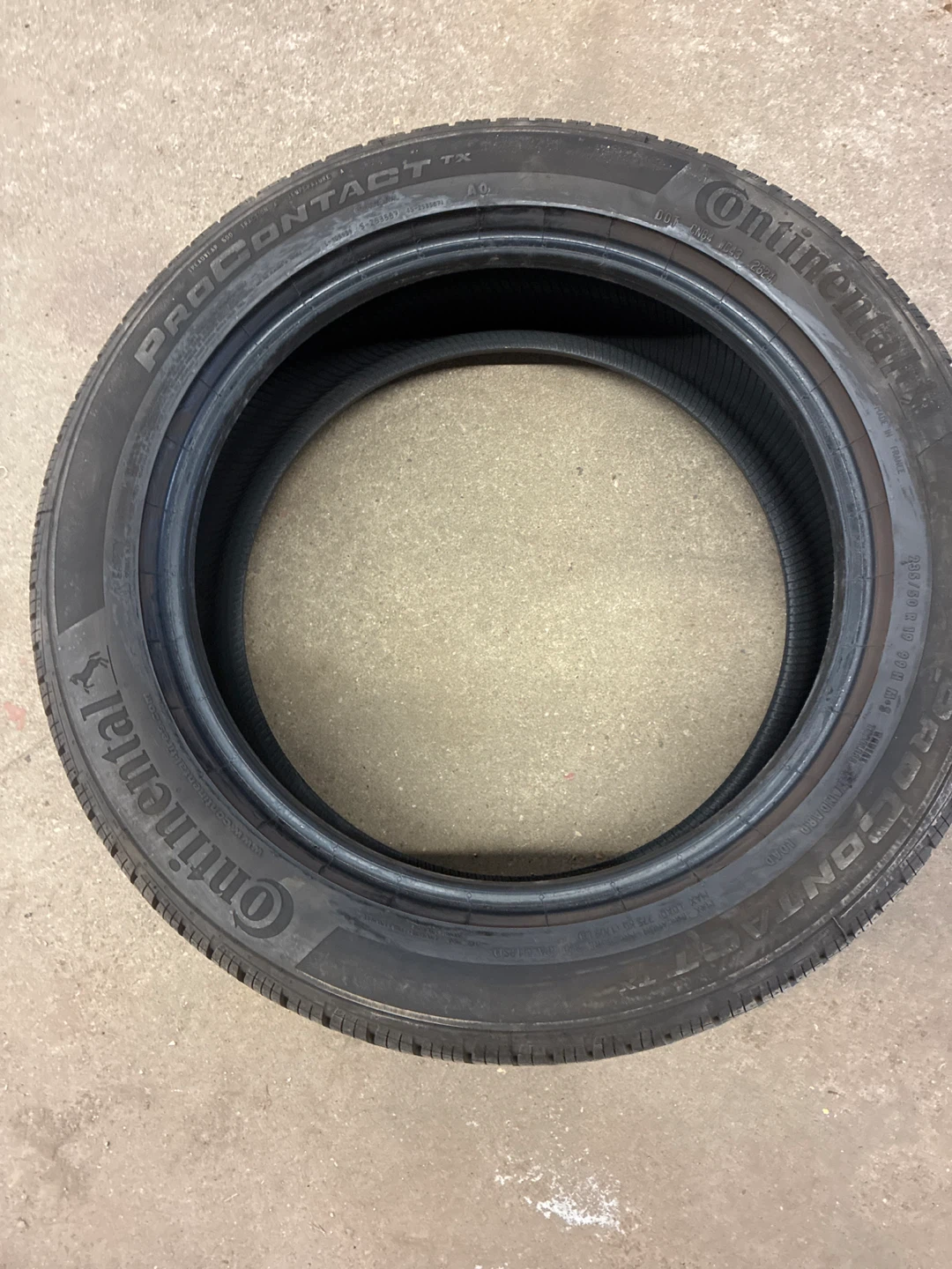Set of Continental ProContact TX Tires 235/50R19