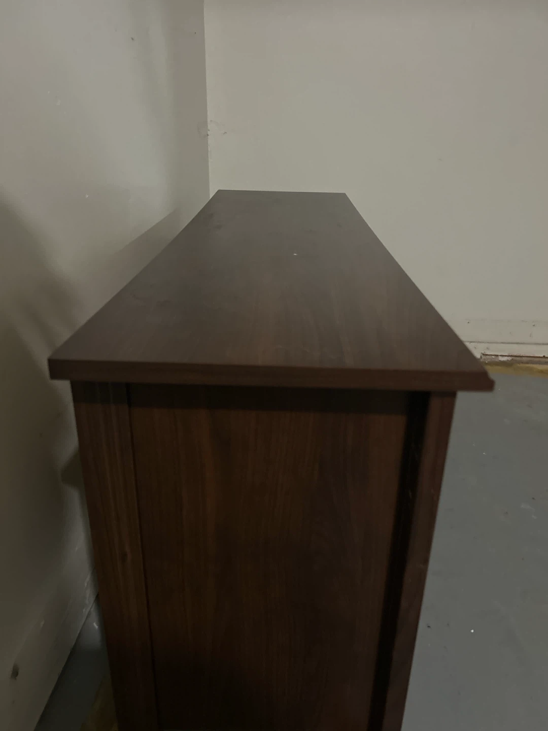 Dark Brown Wood Storage Console - photo 2