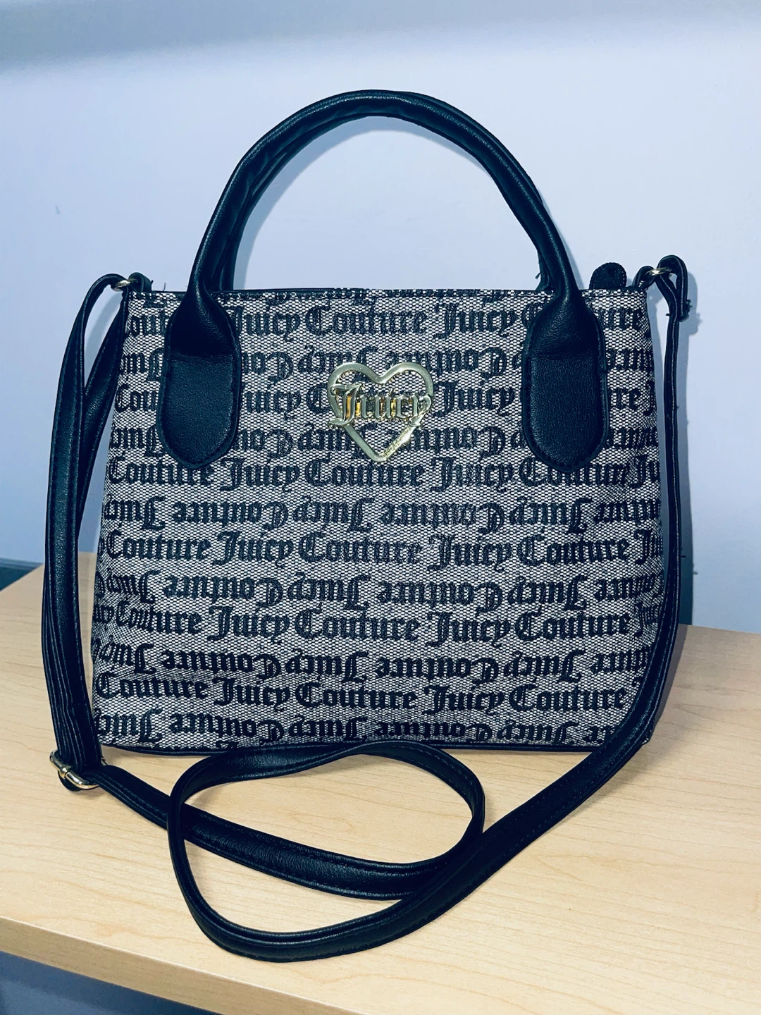 Juicy Couture Black and White Handbag