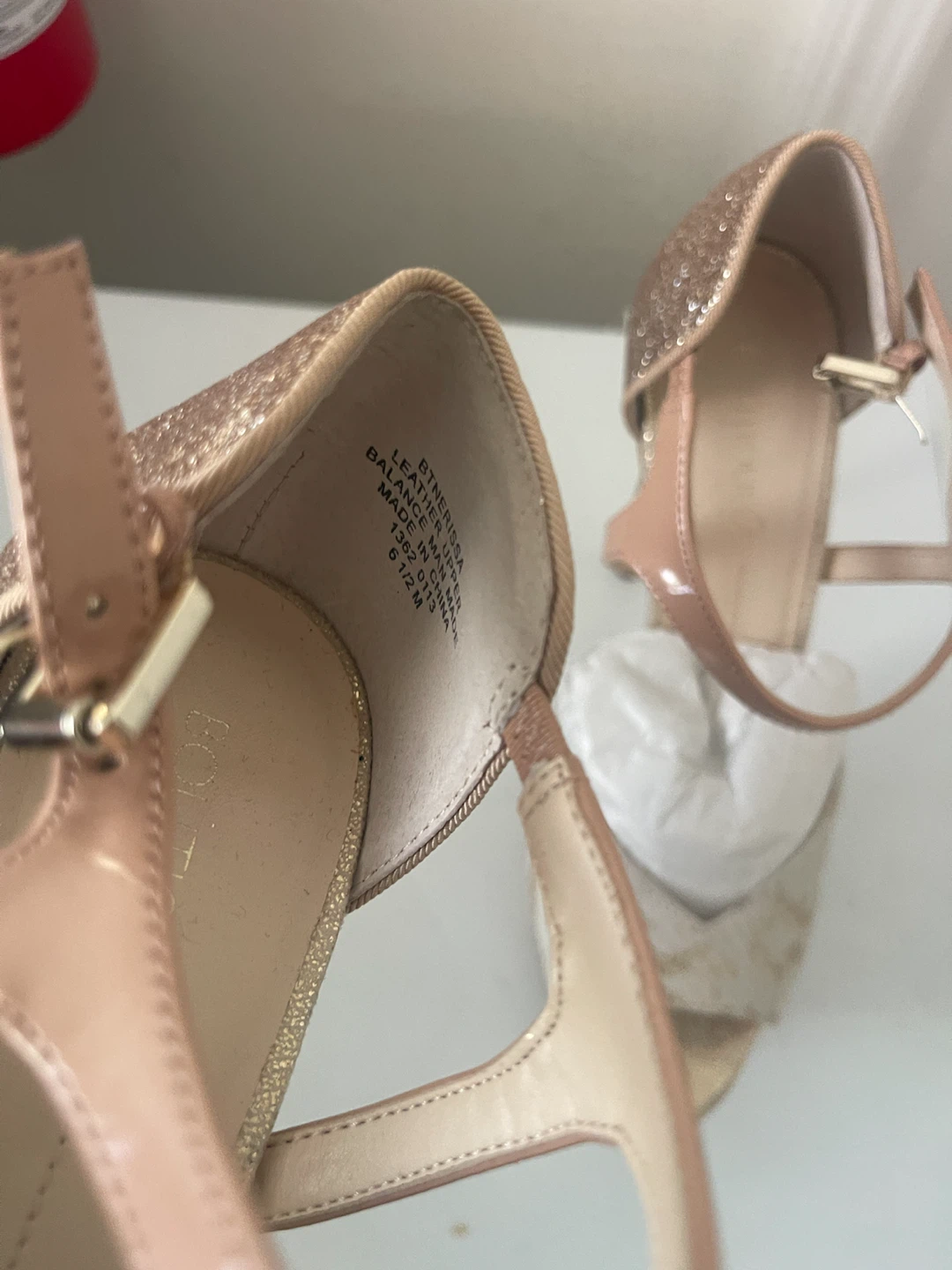 Boutique 9 Gold and Beige Heels Size 6.5 - photo 4