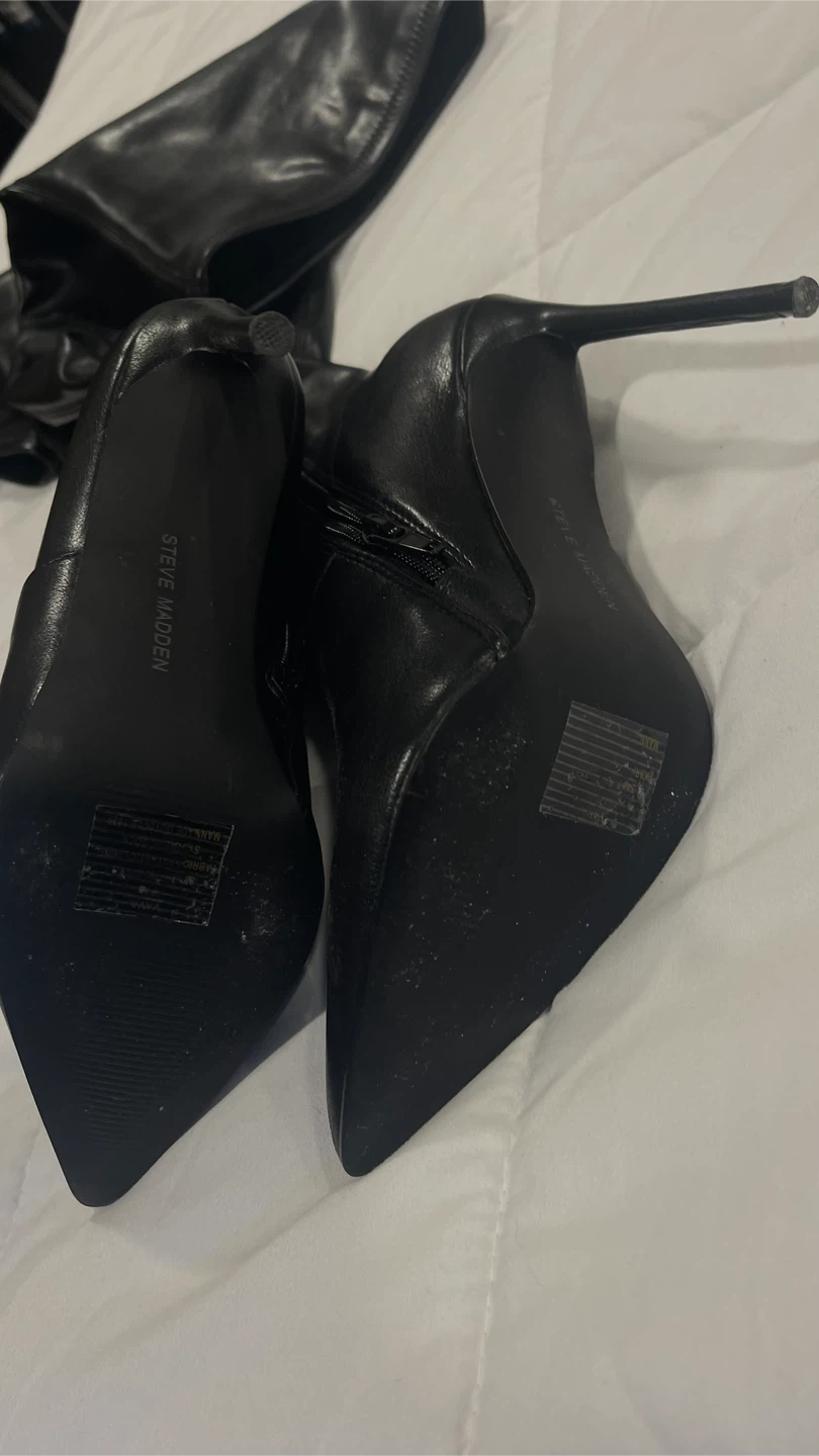 Steve Madden Black Over-the-Knee Boots - photo 3