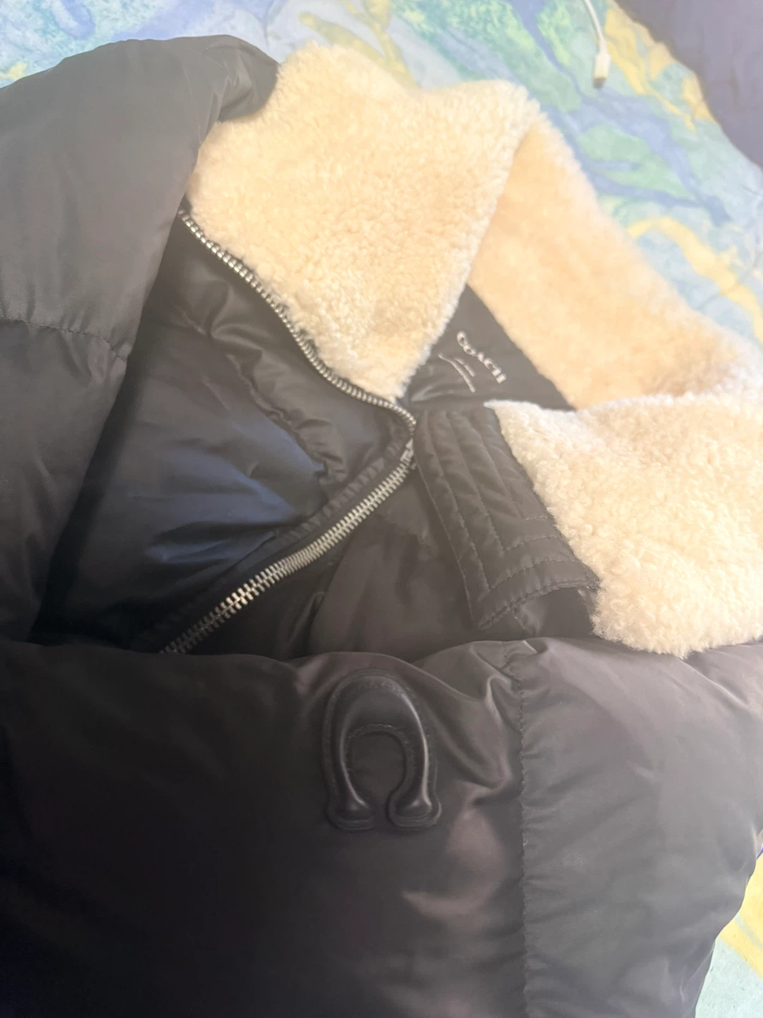 Coach Puffer with Shearling Collar - photo 2