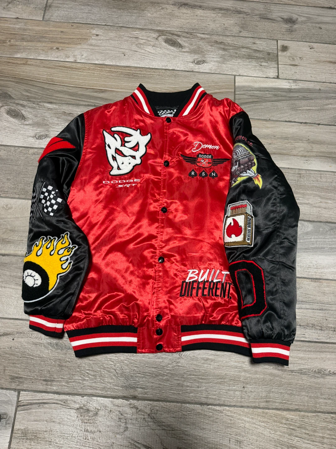 Reason Brand Dodge Demon Varsity Jacket - photo 3