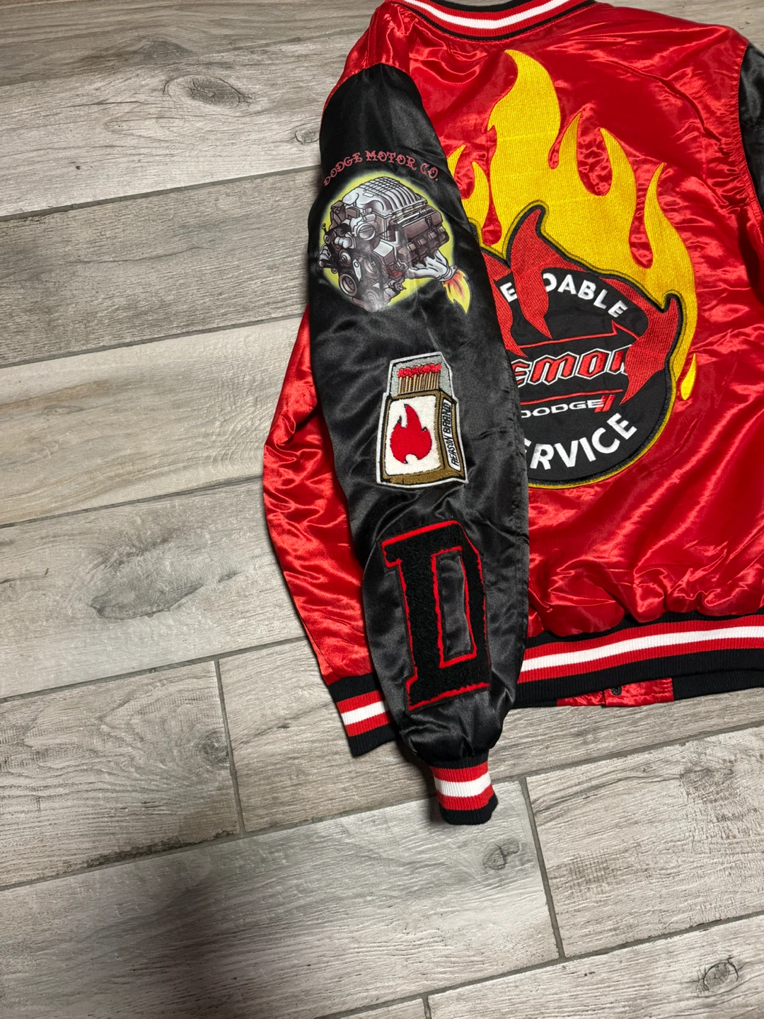 Reason Brand Dodge Demon Varsity Jacket - photo 4