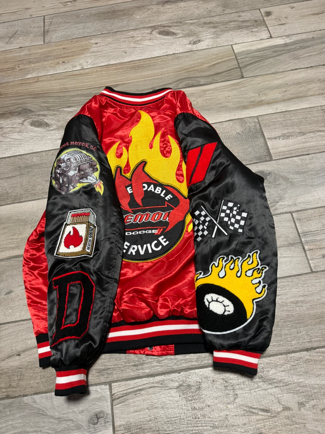 Reason Brand Dodge Demon Varsity Jacket - photo 5