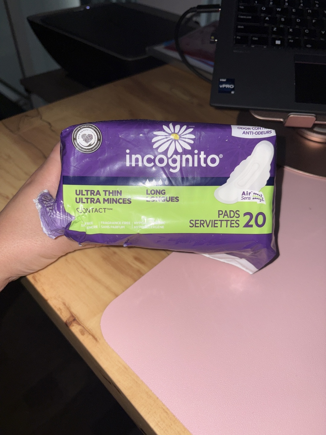 Incognito Ultra Thin Long Pads 20 Count